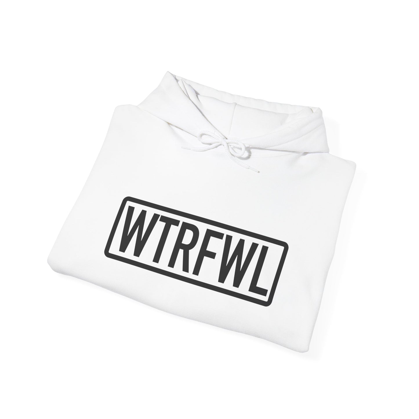 WTRFWL Front Black Logo Hoodie