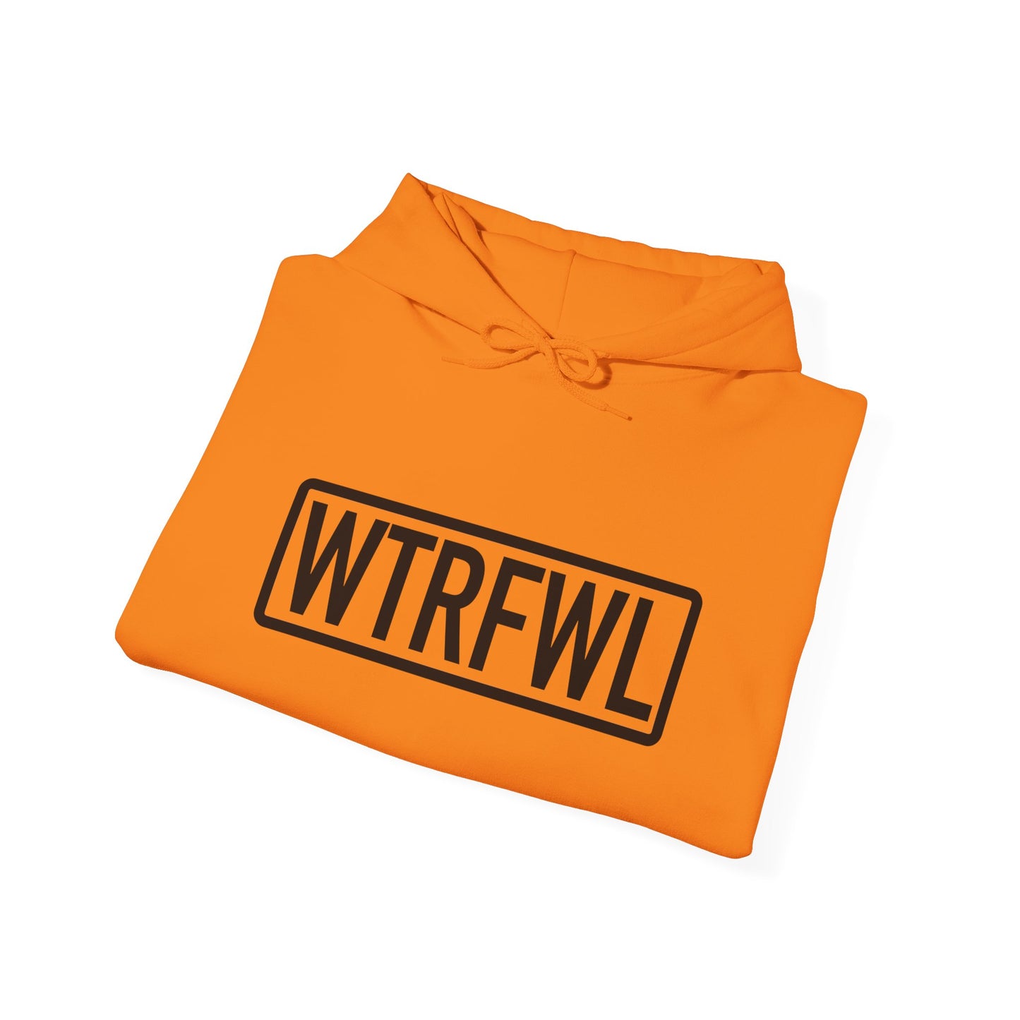 WTRFWL Front Black Logo Hoodie