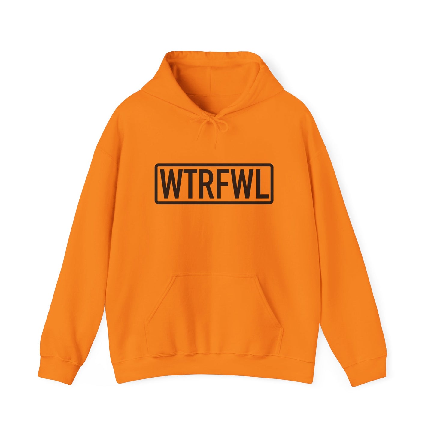 WTRFWL Front Black Logo Hoodie