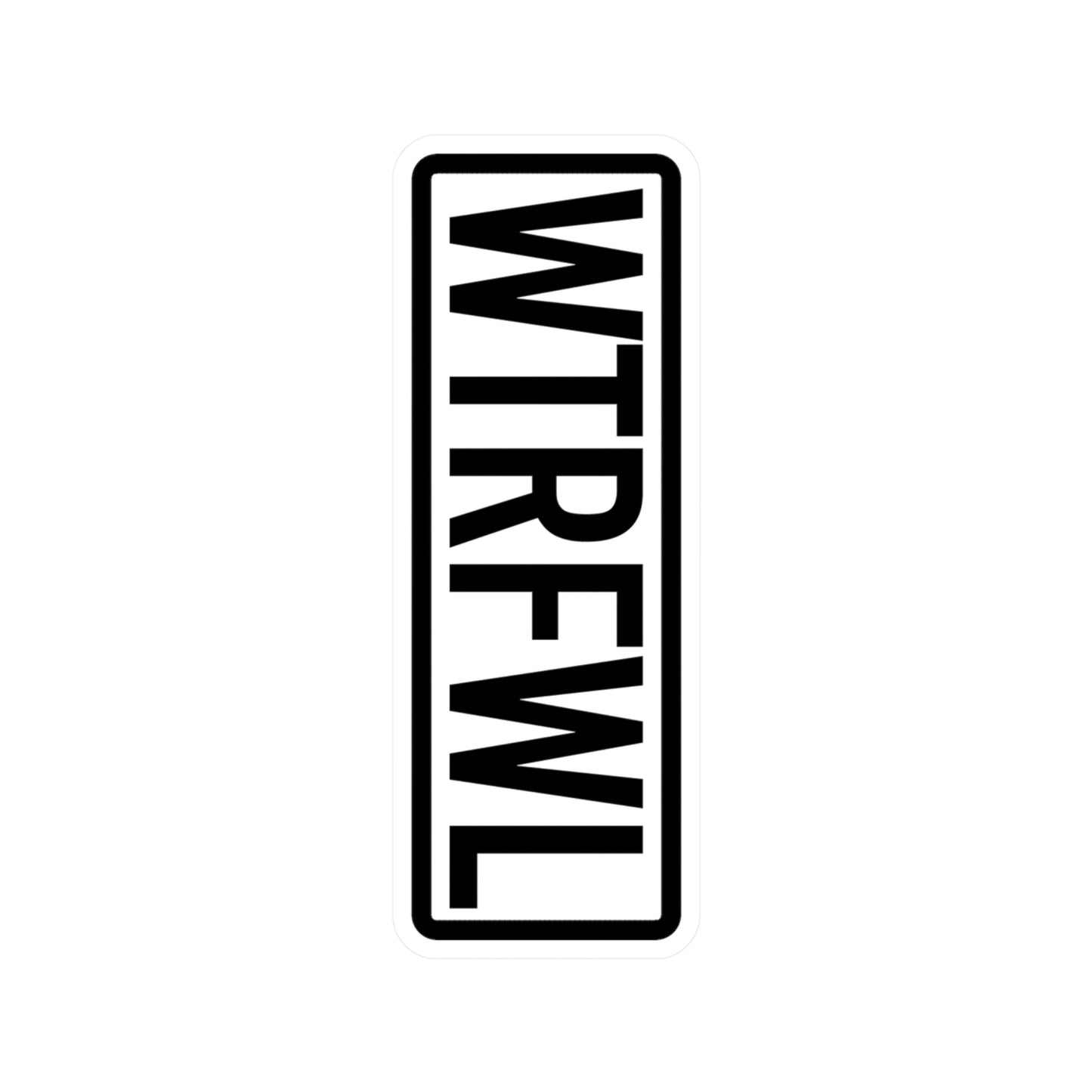 Stylish WTRFWL Kiss-Cut Vinyl Decals for Home Decor
