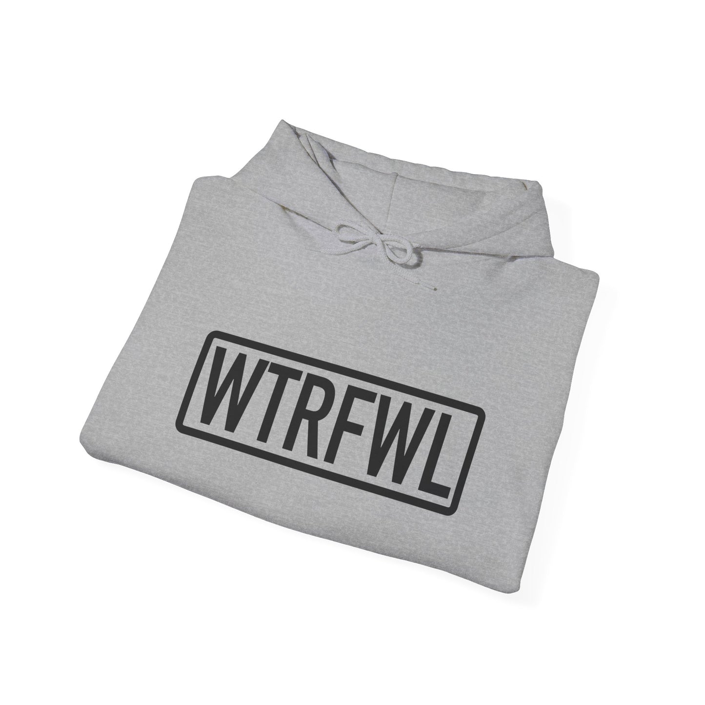 WTRFWL Front Black Logo Hoodie