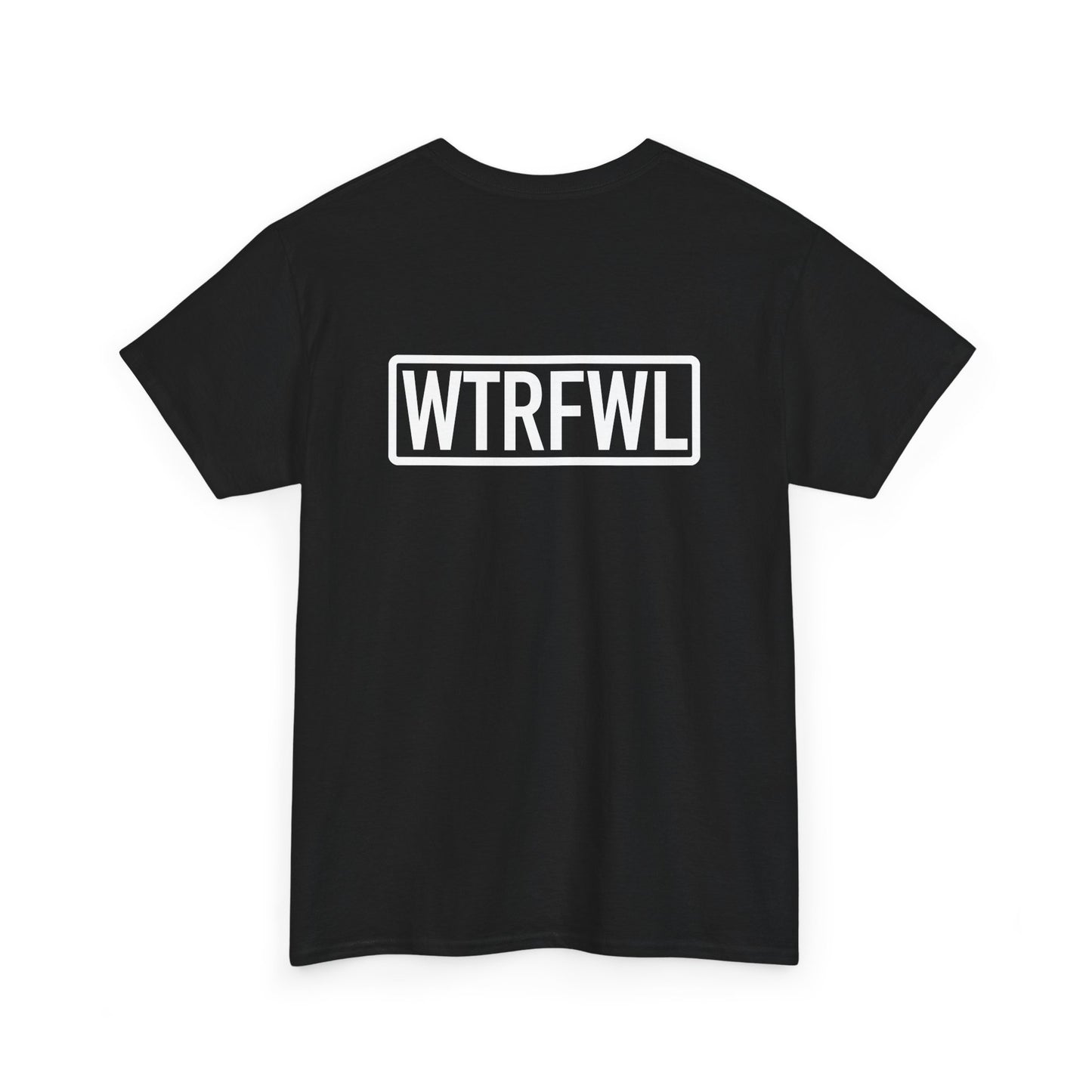Original Front and Back White Logo Tee