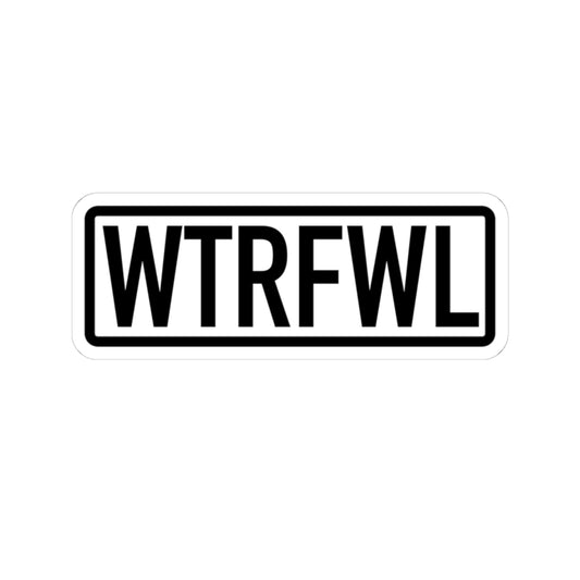 WTRFWL Logo Sticker - Kiss-Cut