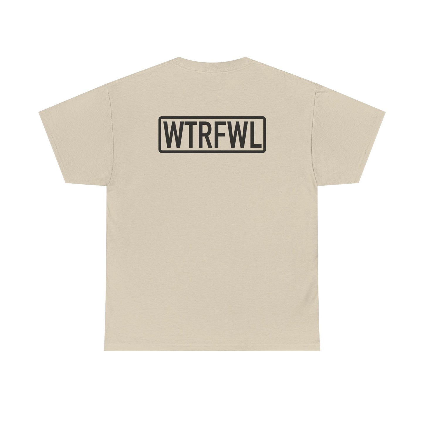 Original Front and Back Black Logo Tee
