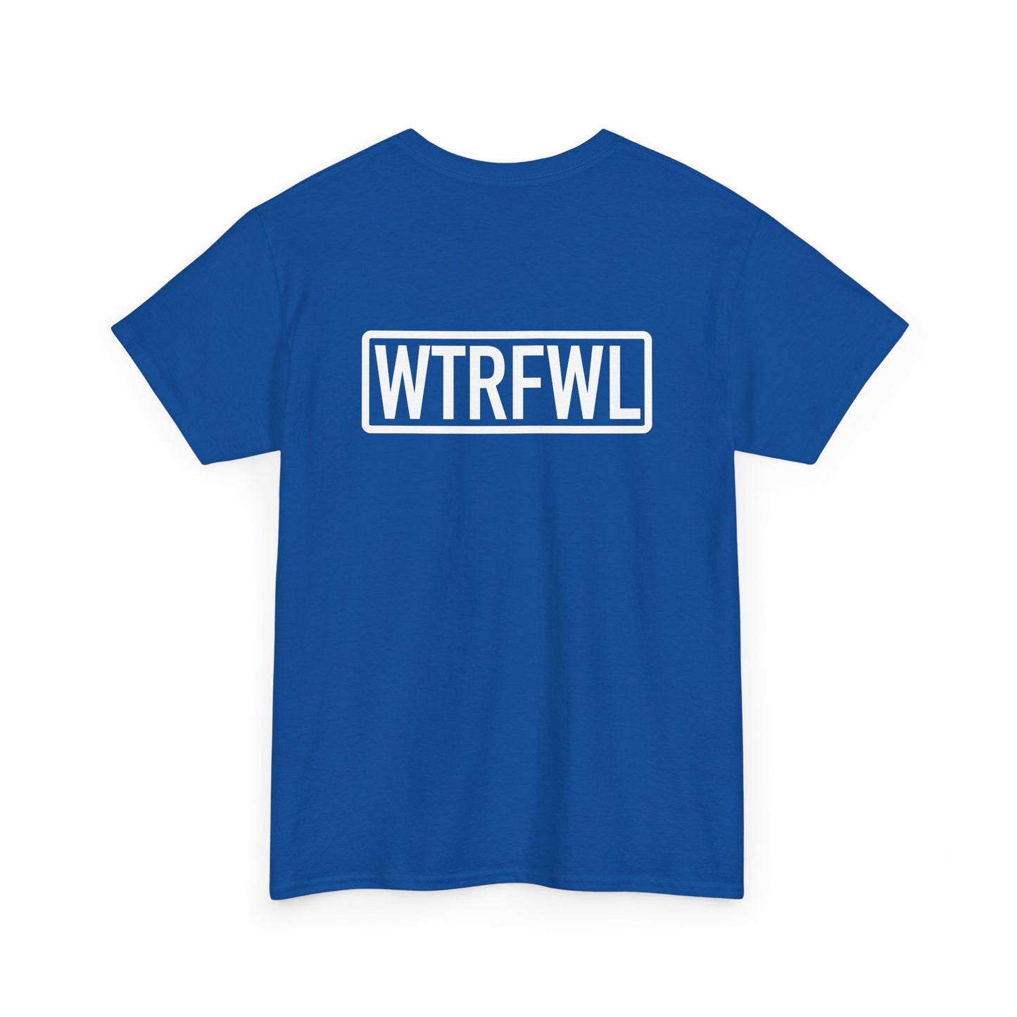 Original Front and Back White Logo Tee