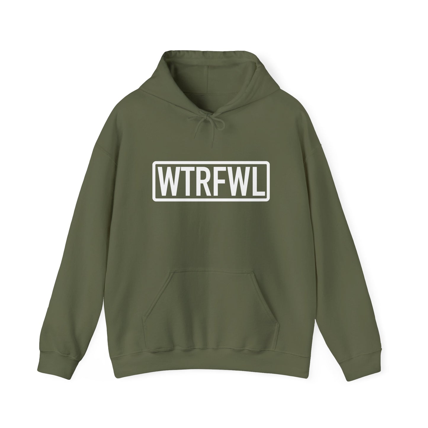 WTRFWL Front White Logo Hoodie