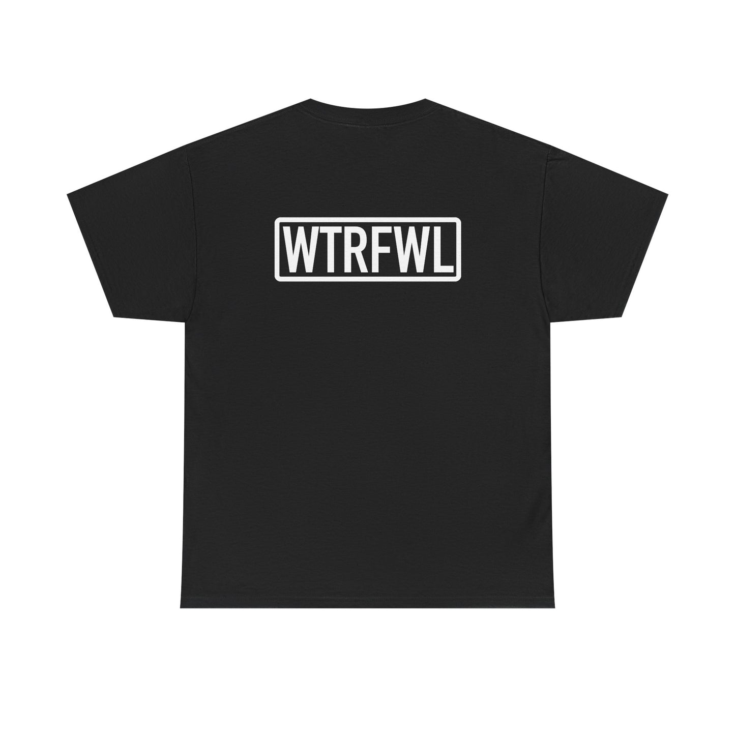 Original Front and Back White Logo Tee