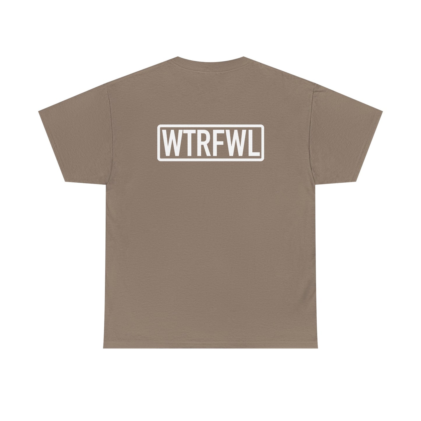 Original Front and Back White Logo Tee