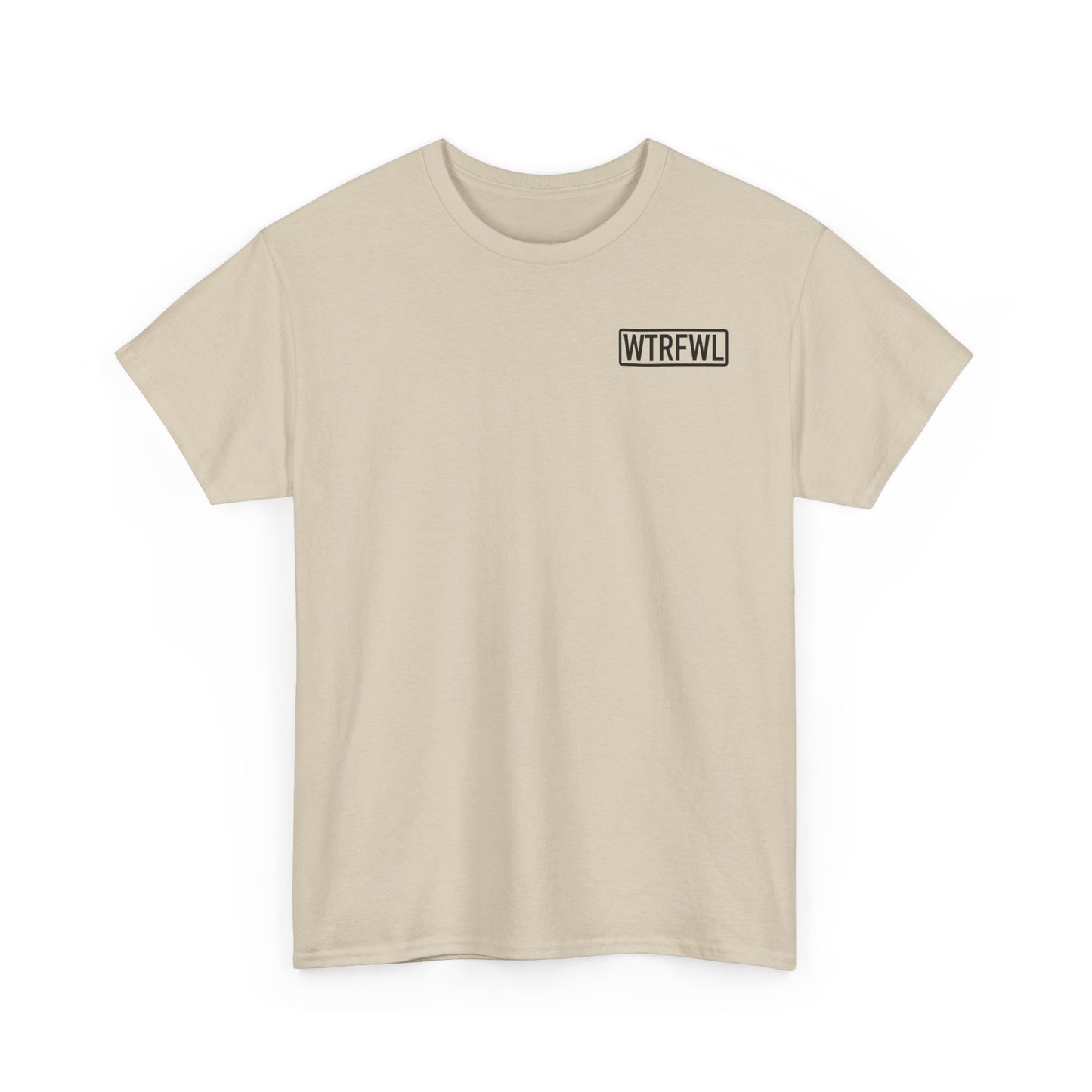 Original Front and Back Black Logo Tee
