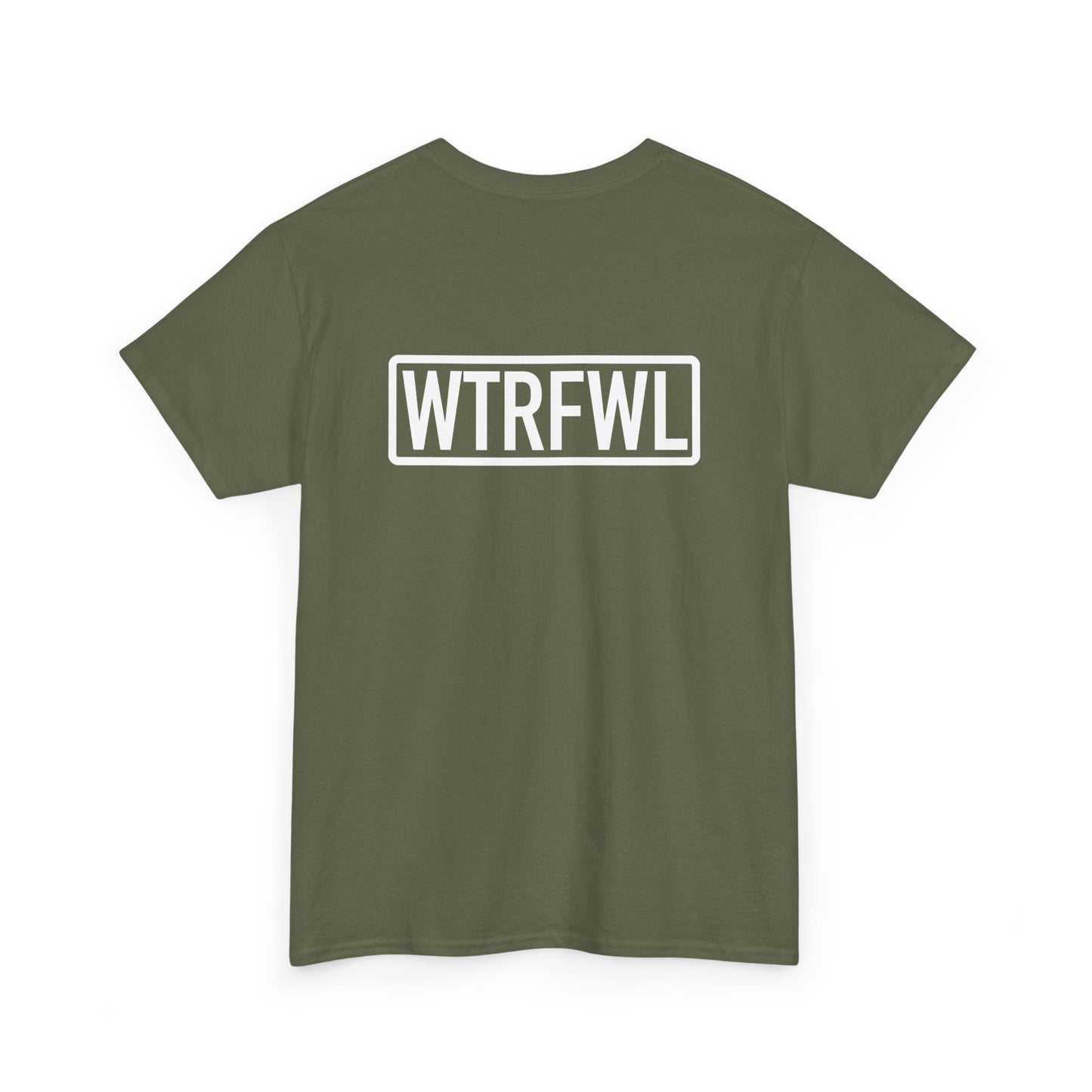 Original Front and Back White Logo Tee