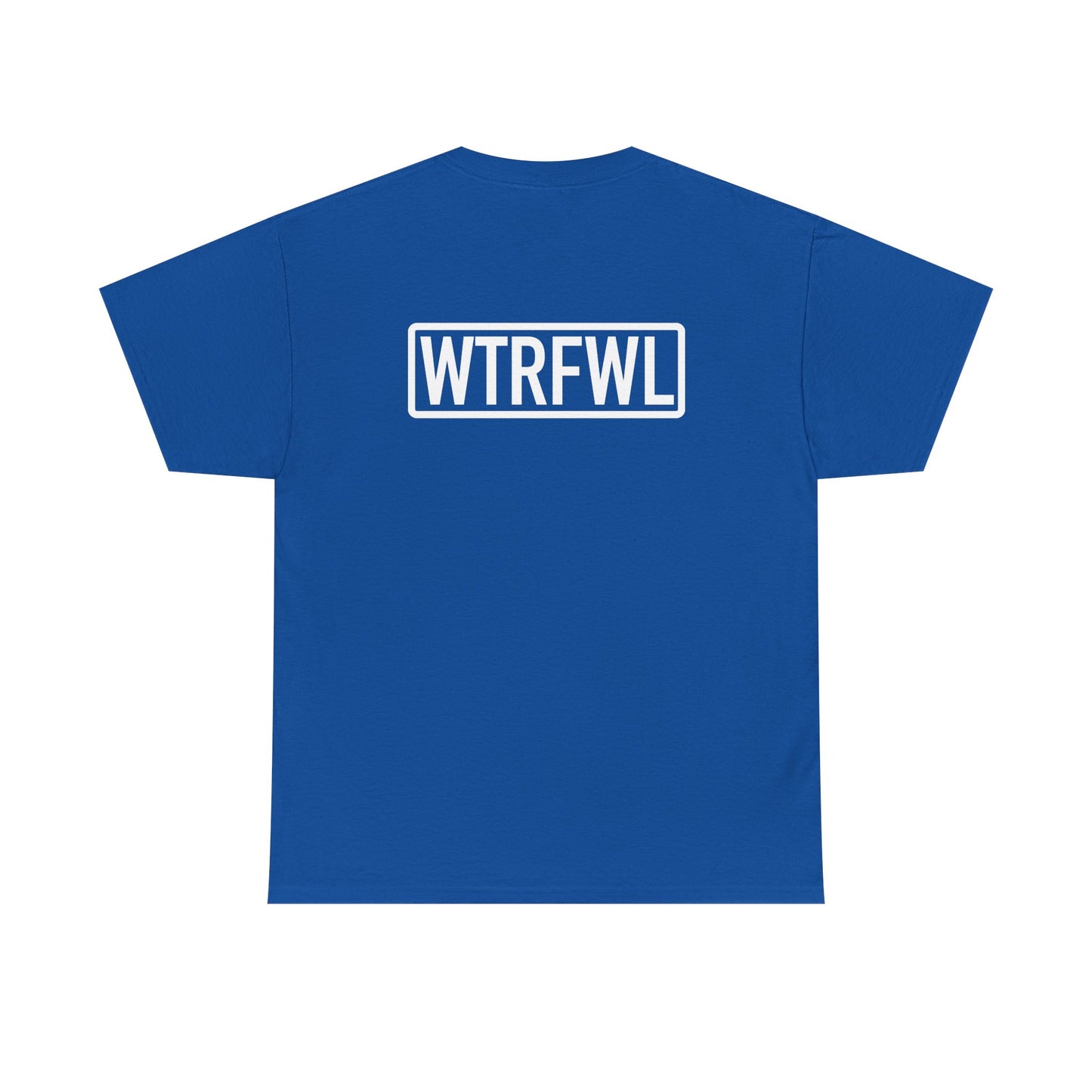 Original Front and Back White Logo Tee