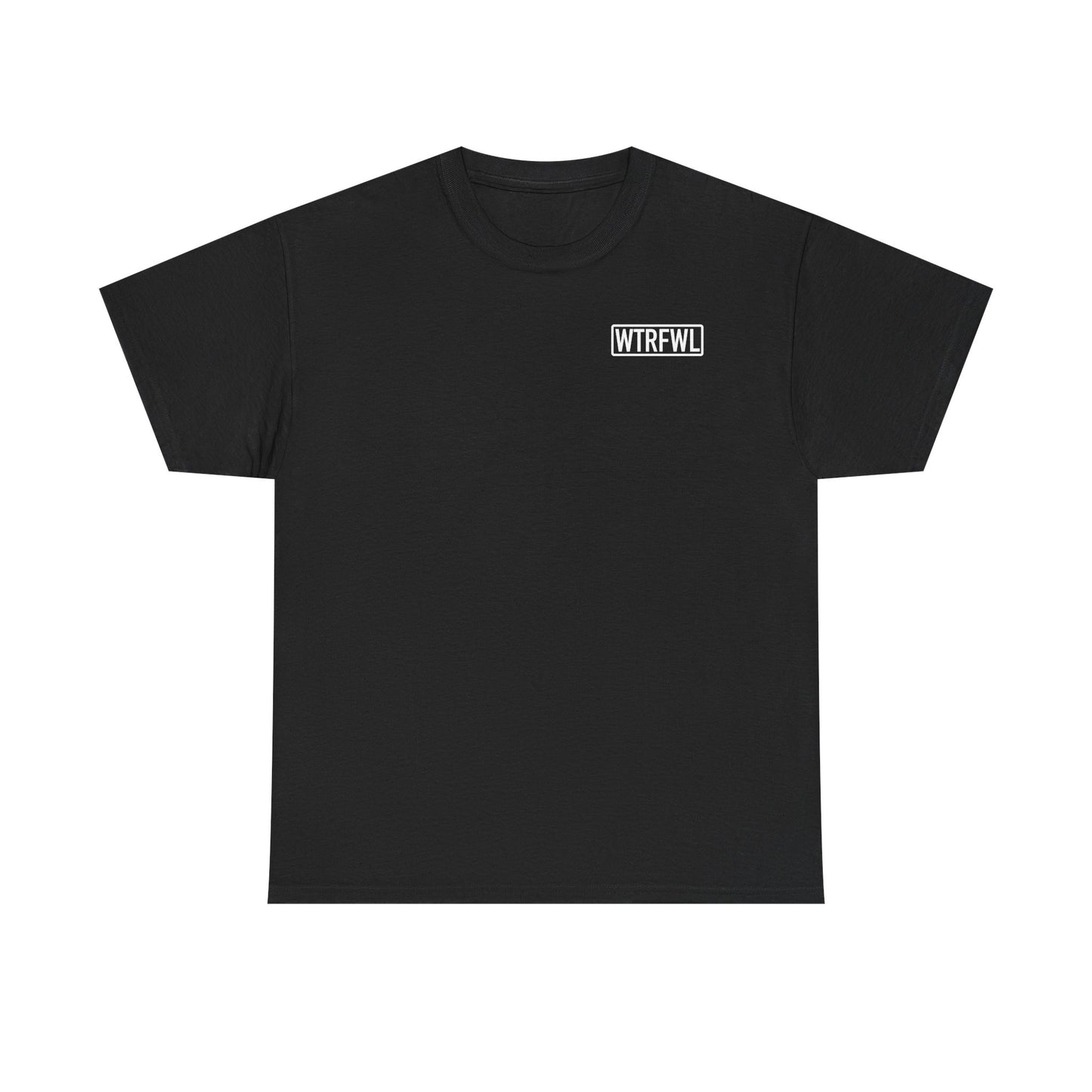 Original Front and Back White Logo Tee