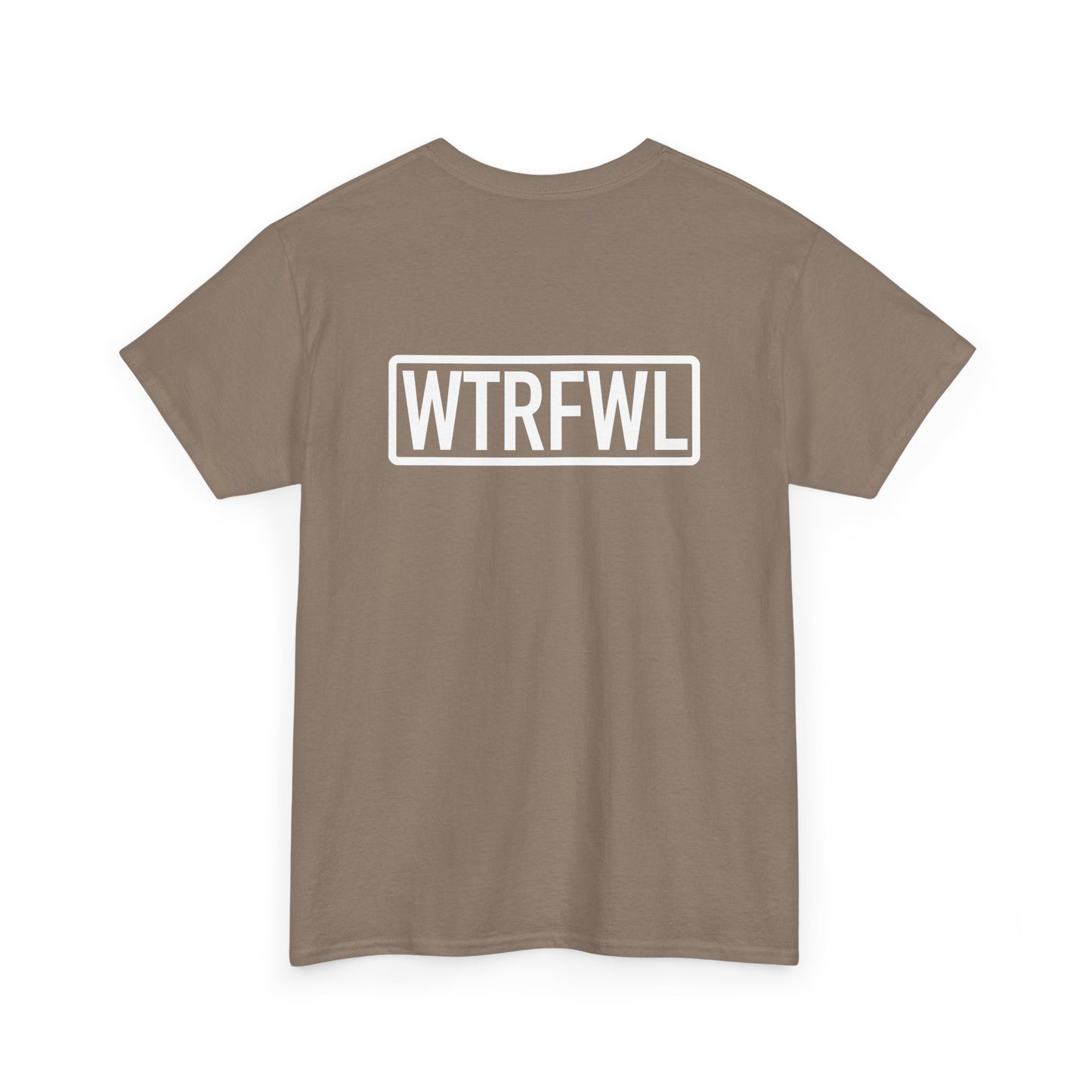 Original Front and Back White Logo Tee