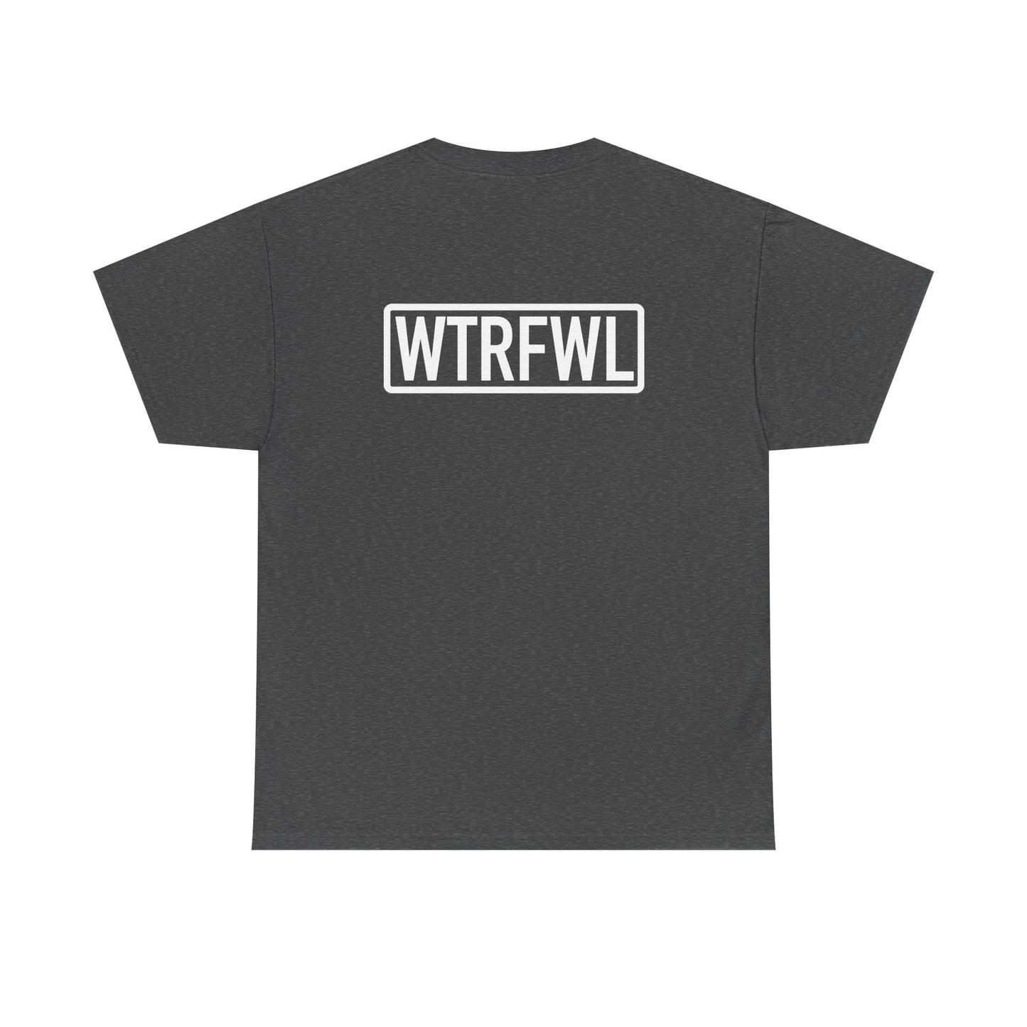 Original Front and Back White Logo Tee