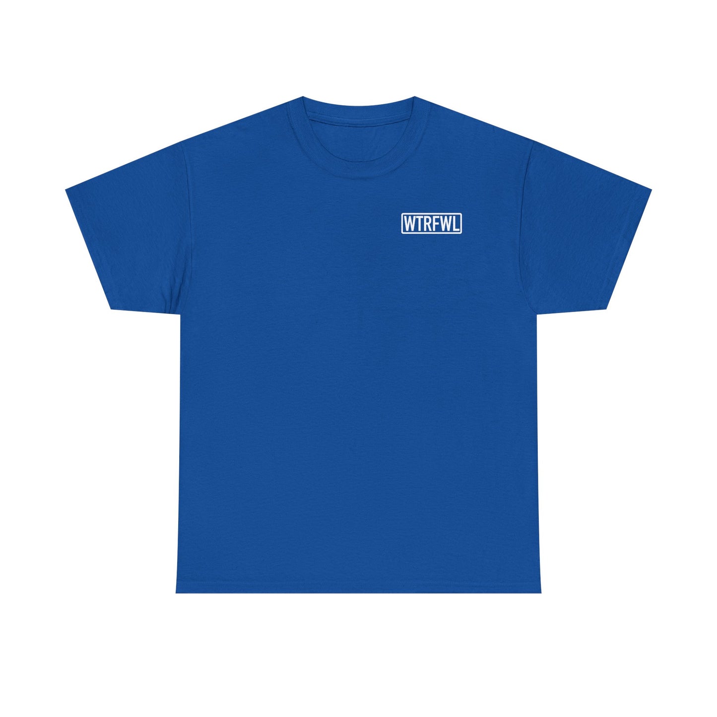 Original Front and Back White Logo Tee