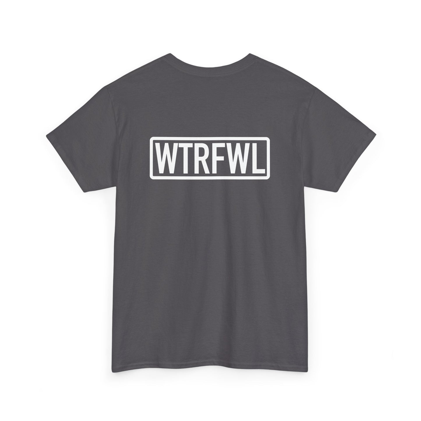Original Front and Back White Logo Tee