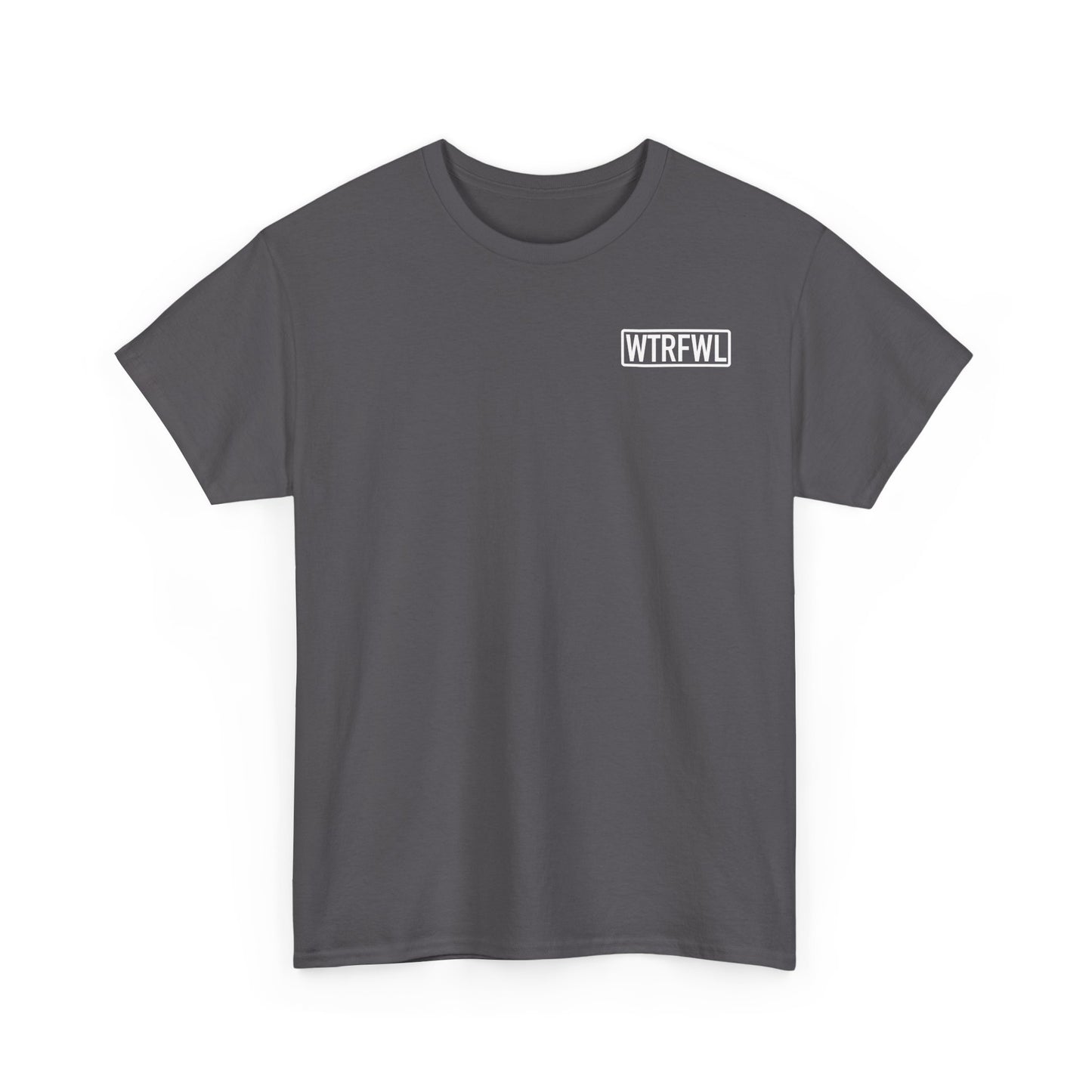 Original Front and Back White Logo Tee