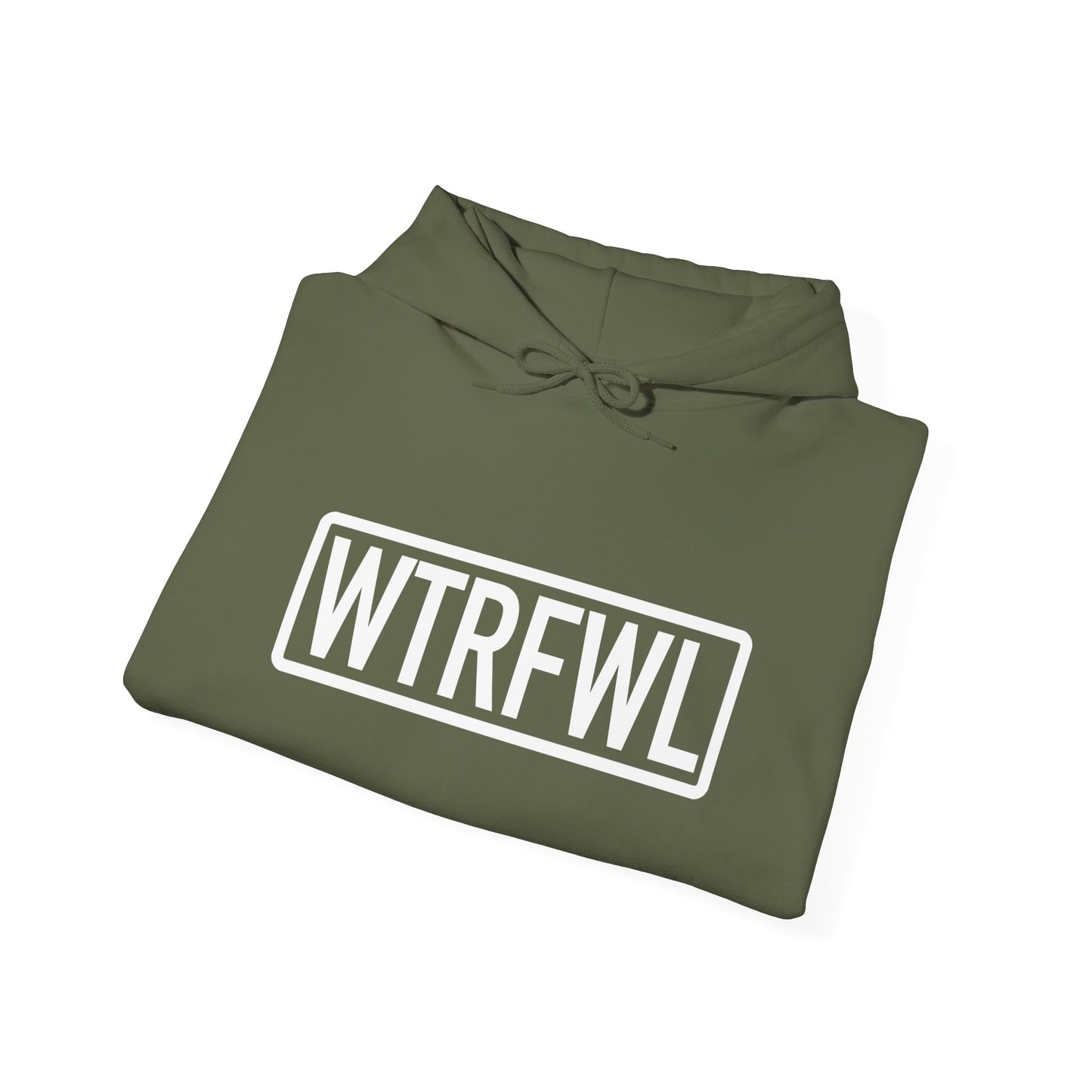 WTRFWL Front White Logo Hoodie