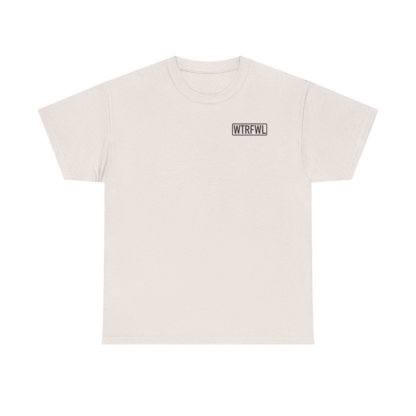 Original Front and Back Black Logo Tee
